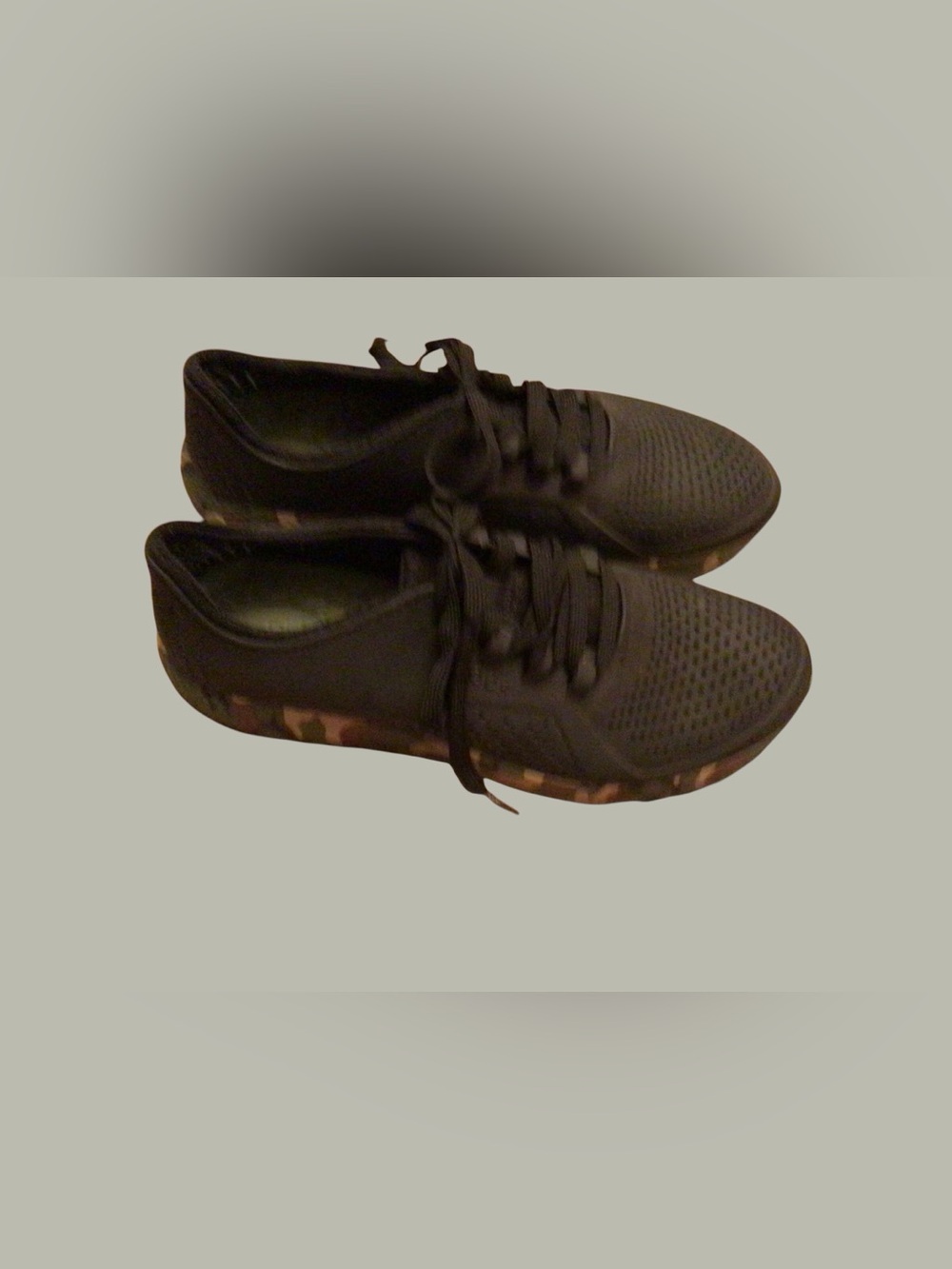 CROCS Black Sneakers with Camo Midsole